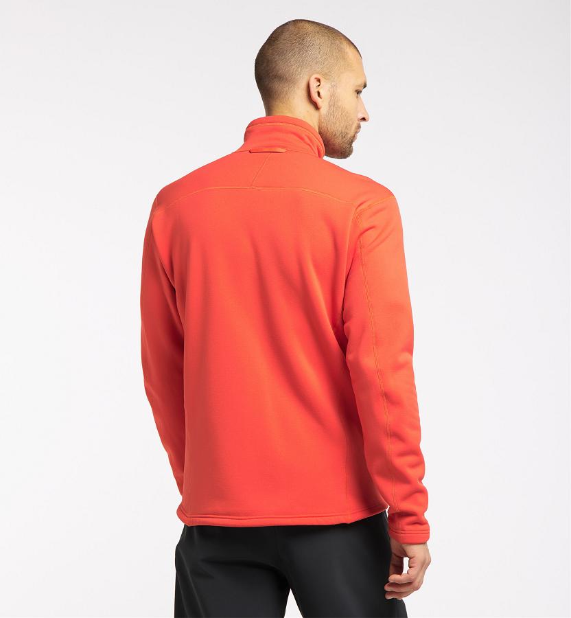 Haglöfs Mens Bungy Fleece Red New Zealand 82613SUEA